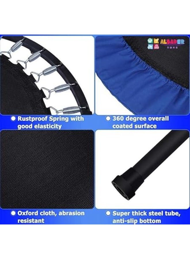 AL BADER Trampoline 40 Inches For Adults and Kids, Safety Pad, Stable & Quiet Exercise Rebounder For Indoor & Outdoor. Excersices Trampolines. - Image 4